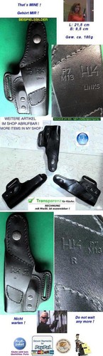 Leder holster polizei - 2,