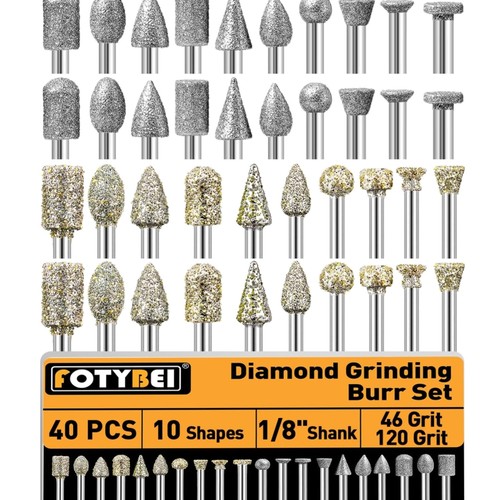 Diamant fräser set stück - diamant,