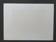 Vera Isler, Prägedruck, nummeriert, handsigniert, datiert, 1971