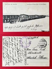 Militär AK GARDELEGEN 1915 Landsturm Ersatz Batl. 8 Aufziehen der Wache ( 164255