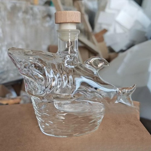 Whisky dekanter glas leer - whisky,