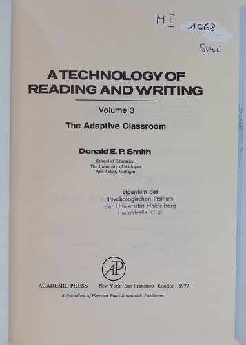 Technology reading and - technology,