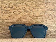 RSF VASTO BLACK Sonnenbrille Schwarz Zeiss Gläser + Ledercase RETROSUPERFUTURE