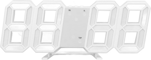 Focket led wanduhr - 3d, 12/24