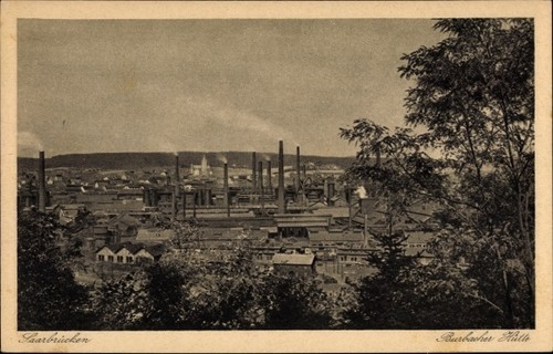 Burbach saarbrücken - ak,