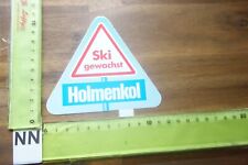 Alter Aufkleber Skier Skischuhe Skibindung Skibrille Wachs Wax HOLMENKOL (NNA)