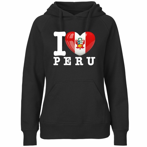 Hoodie love peru - peru, damen