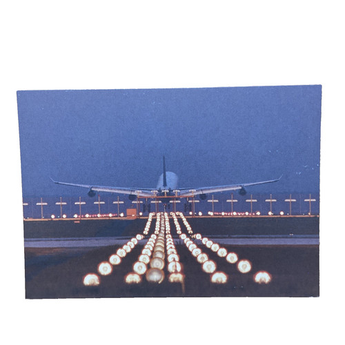 Postkarte flugzeug airline - flugzeug,