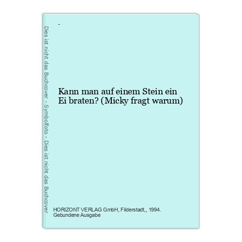 Kann man auf einem - stein, ein