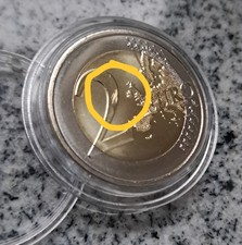 Fehlprägung 2 Euro Gedenkmünze Frankreich 2025 „Notre Dame Paris“ Stempelglanz 