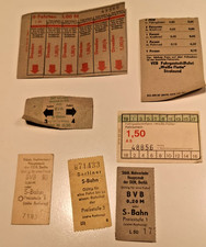 DDR Fahrscheine Konvolut BVB