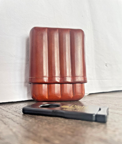Zigarren etui leder für - zigarren, 4