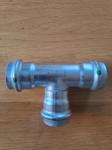 Viega sanpress inox stück - inox, t-stück