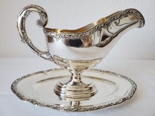 Antike Silber Sauciere 800