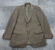 Vintage British Wool Tweed Blazer Chaps Ralph Lauren x Bigsby & Kruthers est 40R