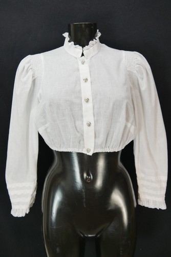 Dirndlbluse weiß bluse - dirndlbluse,