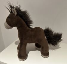 Nici Pferd ca. 25 cm Pony stehend Kuscheltier Dunkelbraun Braun