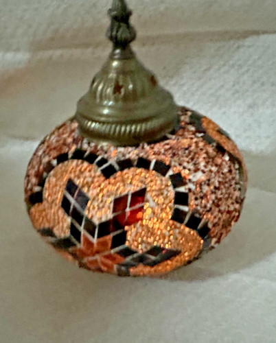 Mosaik lampenschirm oriental - lampenschirm,