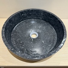 Dune Ceramics Waschschale, Stein, Marmor-Optik - 42 x 12,5 cm