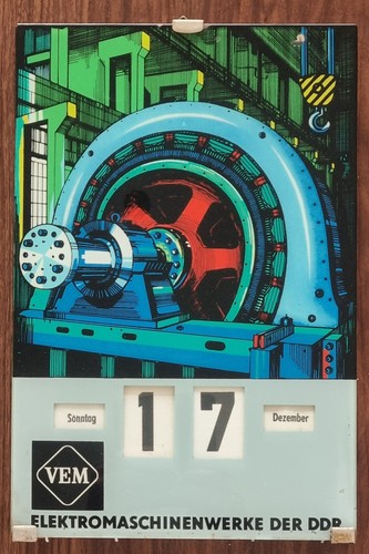 Seltener ddr drehkalender - seltener,