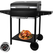 Holzkohle Grillwagen mit