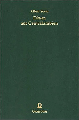 Diwan aus centralarabien - diwan,