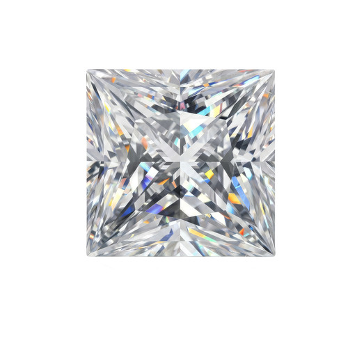 Princess cut moissanit - 1.0,