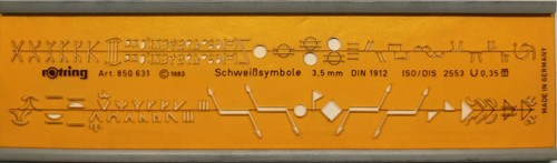 Rotring zeichenschablone - rotring,
