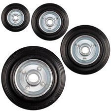 Vollgummireifen Vollgummi Rad Ersatzräder 75 100 125 150 160 200 250 mm