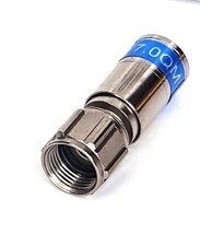 Cabelcon F-6TD QM 7.0 Quick Mount Stecker f. RG6 (7mm) Kabel Kompressionsstecker