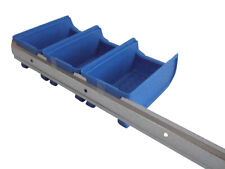 Wandschienen für Stapelboxen Gr.2 stabil Metallschiene Sichtlagerbox Lagerbox