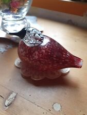 Iittala Finland - Oiva Toikka - Bird - Vogel - Glas - Roter Fink