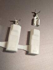 10 x 6,3mm AMP Steckverbinder KFZ Stecker 1 Polig Auto Buchse incl Gehäuse