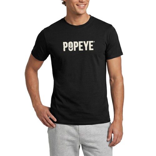 Popeye weißes logo - popeye, männer