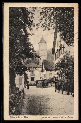 Ansichtskarte biberach - ansichtskarte, a