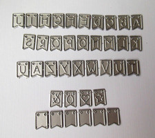 Stanzschablonen Wimpelkette