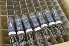 4x IN-19B Röhren tubes nixie (IN19B ИН-19Б) NEU NEW NOS tested
