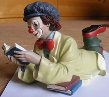 Gilde Clown " Die Leseratte 1 "   1. Sonderausgabe 1998  TOP Zustand  27 cm groß