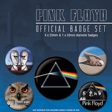 PINK FLOYD BUTTONSET BADGES