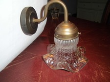 Wandlampe, Messinglampe, Vintage, Landhaus-Leuchte 