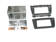 2-DIN Rubbertouch Radioblende