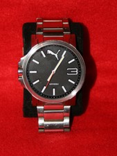 Puma Armbanduhr Uhr Ultrasize PU103461003 10 ATM Groß XL Analog Quarz Edelstahl