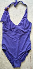 TOLLER RASUREL BADEANZUG 42 B BLAU MONOKINI NECKHOLDER TOP