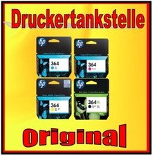 4 orig. HP 364XL BK + HP 364 CMY Photosmart C6324 C6380 D5460 B010a * CN684EE