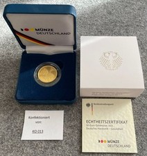 Deutschland 50 € Euro Goldmünze 2025 Prägestätte F Deutsches Handwerk Gesundheit