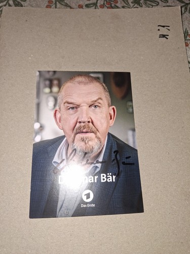 Autogrammkarte dietmar bär - autogrammkarte,