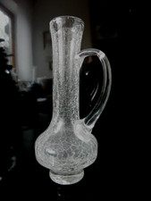 Vase Krug Craquele Eisglas