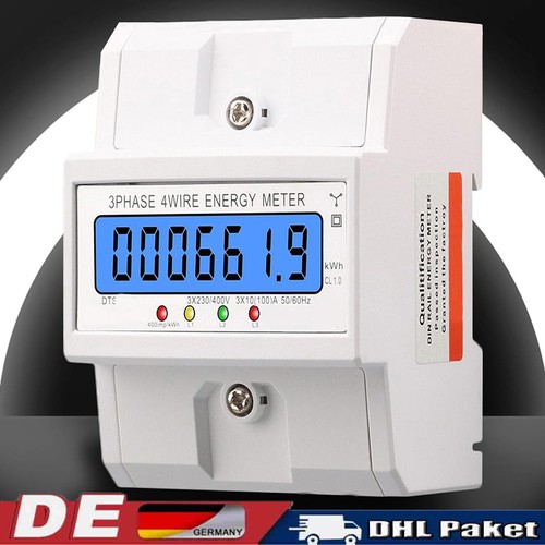 Lcd drehstromzähler - lcd,