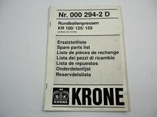 Krone KR 100 125 155