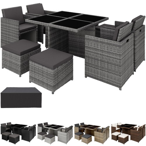 Polyrattan sitzgarnitur - polyrattan,